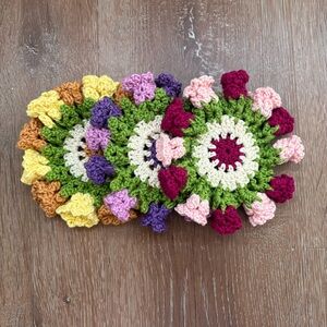 Crochet Flower Coasters